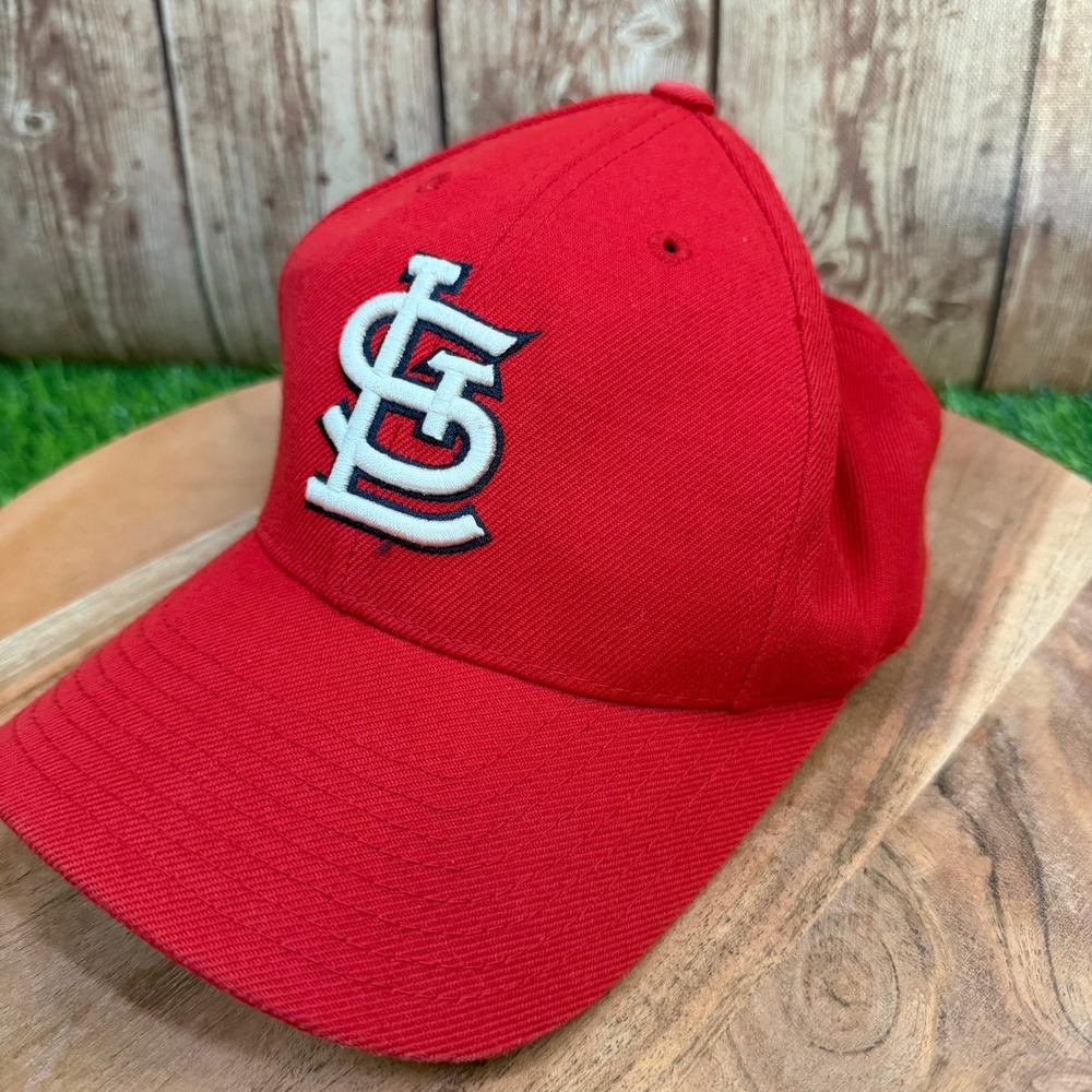 Puma Logo Athletic St Louis Cardinals Snapback Hat Mens One Size Fits All Red